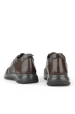 Ziya, Erkek Hakiki Deri Ayakkabı 1531002Z2089 Kahve