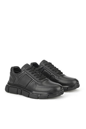 Ziya, Erkek Hakiki Deri Ayakkabı 1531025Z2510 Siyah