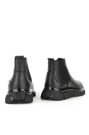 Ziya, Erkek Hakiki Deri Bot 1531025Z2506 Siyah