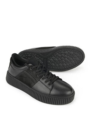 Ziya, Erkek Hakiki Deri Ayakkabı 1531025Z2509 Siyah