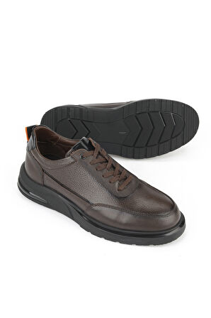 Ziya, Erkek Hakiki Deri Ayakkabı 1531025Z2048 Kahve