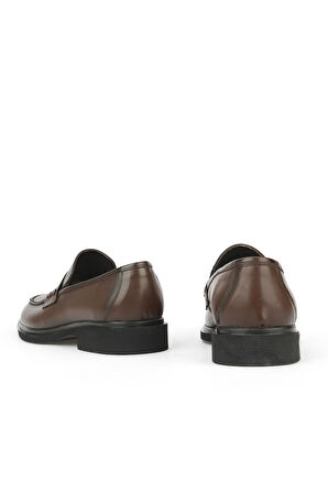 Ziya, Erkek Hakiki Deri Klasik Ayakkabı 1531056Z4612 Kahve