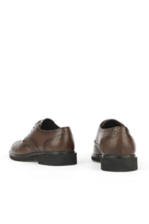 Ziya, Erkek Hakiki Deri Klasik Ayakkabı 1531056Z4613 Kahve