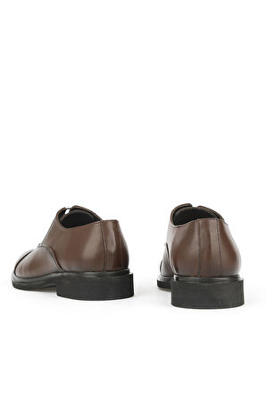 Ziya, Erkek Hakiki Deri Klasik Ayakkabı 1531056Z4614 Kahve