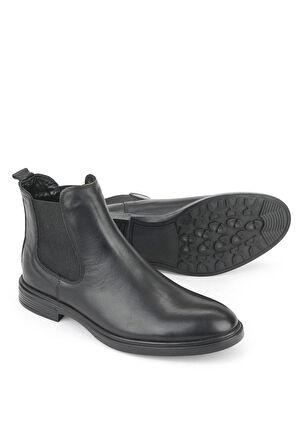 Ziya, Erkek Hakiki Deri Bot 1531007Z8255 Siyah