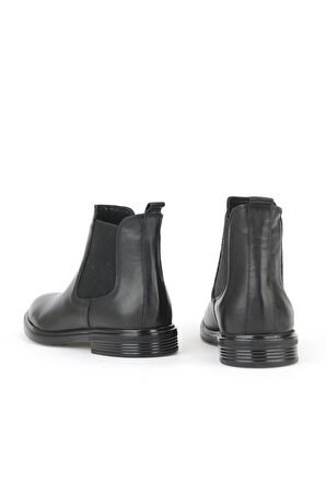 Ziya, Erkek Hakiki Deri Bot 1531007Z8255 Siyah