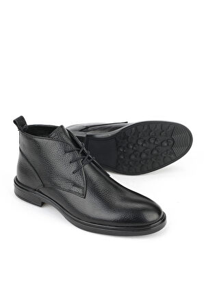 Ziya, Erkek Hakiki Deri Bot 1531007Z8256 Siyah