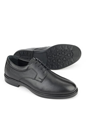 Ziya, Erkek Hakiki Deri Ayakkabı 1531007Z9255 Siyah