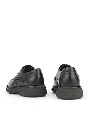 Ziya, Erkek Hakiki Deri Ayakkabı 1531007Z4205 Siyah