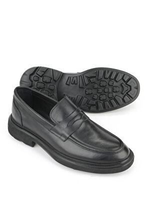 Ziya, Erkek Hakiki Deri Ayakkabı 1531007Z4206 Siyah