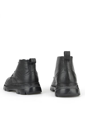 Ziya, Erkek Hakiki Deri Bot 1531007Z384 Siyah