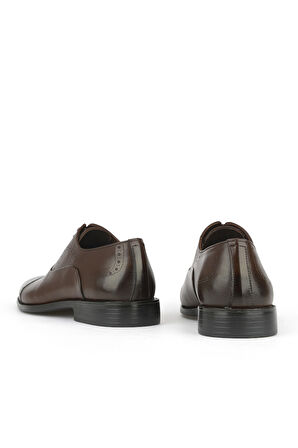 Ziya, Erkek Hakiki Deri Klasik Ayakkabı 153985Z701 Kahve