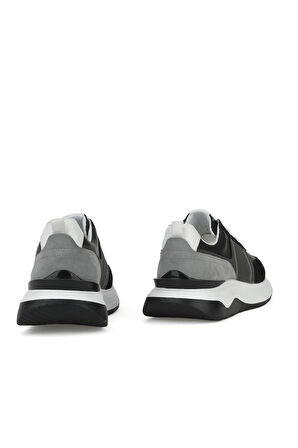 Ziya, Erkek Hakiki Deri Sneaker 153983Z1425 Siyah
