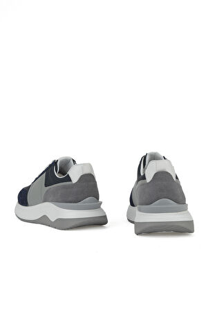 Ziya, Erkek Hakiki Deri Sneaker 153983Z1425 Lacivert