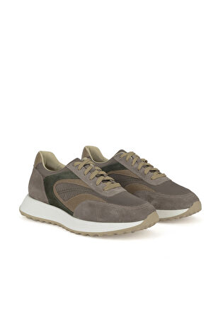 Ziya, Erkek Hakiki Deri Sneaker 1531026Z313 Taupe