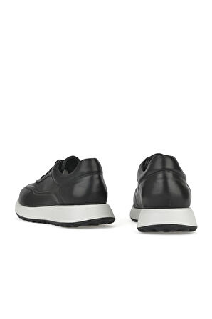 Ziya, Erkek Hakiki Deri Sneaker 1531026Z290 Siyah
