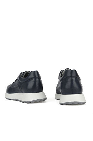 Ziya, Erkek Hakiki Deri Sneaker 1531026Z290 Lacivert