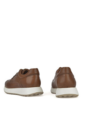 Ziya, Erkek Hakiki Deri Sneaker 1531026Z290 Taba