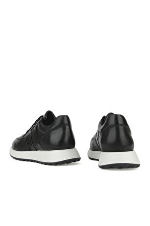 Ziya, Erkek Hakiki Deri Sneaker 1531026Z315 Siyah