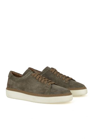 Ziya, Erkek Hakiki Deri Sneaker 1531026ZH182 Haki