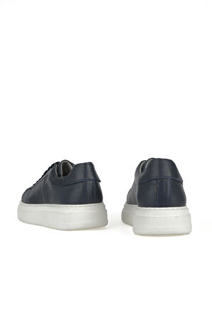 Ziya, Erkek Hakiki Deri Sneaker 1531026ZH12 Lacivert