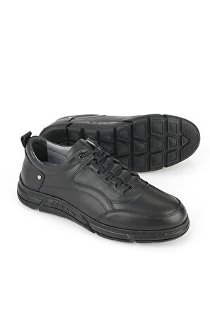 Ziya, Erkek Hakiki Deri Ayakkabı 1531057Z1100 Siyah