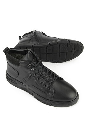 Ziya, Erkek Hakiki Deri Bot 1531057Z1220 Siyah
