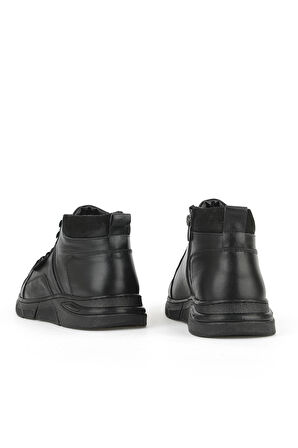 Ziya, Erkek Hakiki Deri Bot 1531057Z1220 Siyah