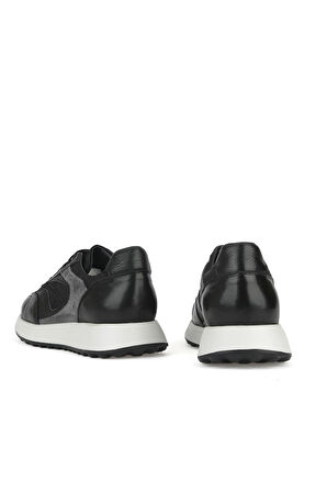 Ziya, Erkek Hakiki Deri Sneaker 1531026Z313 Siyah