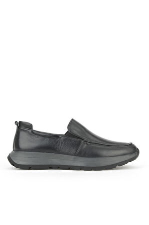 Ziya, Erkek Hakiki Deri Konfor Ayakkabı 15310Z8082 Siyah