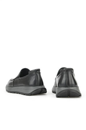 Ziya, Erkek Hakiki Deri Konfor Ayakkabı 15310Z8082 Siyah