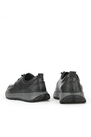 Ziya, Erkek Hakiki Deri Konfor Ayakkabı 15310Z809 Siyah