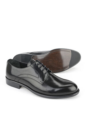 Ziya, Erkek Hakiki Deri Ayakkabı 15350Z0239 Siyah