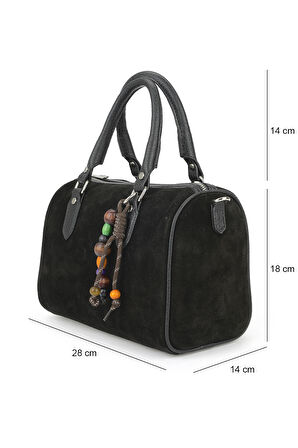 Ziya, Kadın Hakiki Deri Omuz ve El Çantası 153979Z5011 Siyah