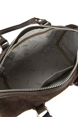 Ziya, Kadın Hakiki Deri Omuz ve El Çantası 153979Z5011 Kahve