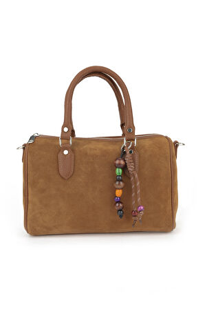 Ziya, Kadın Hakiki Deri Omuz ve El Çantası 153979Z5011 Taba