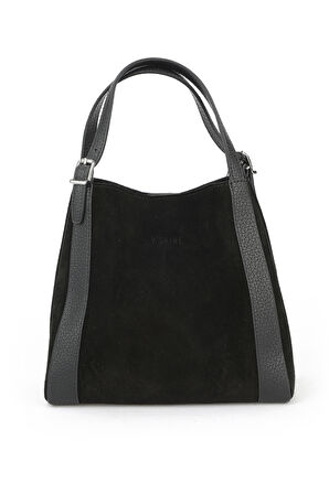 Ziya, Kadın Hakiki Deri Omuz ve El Çantası 153979Z5012 Siyah