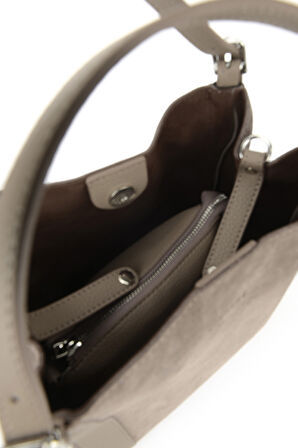 Ziya, Kadın Hakiki Deri Omuz ve El Çantası 153979Z5012 Kum