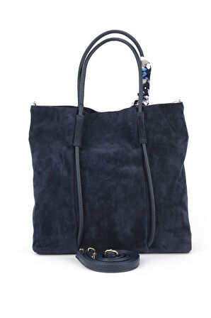 Ziya, Kadın Hakiki Deri Omuz ve El Çantası 153979Z5013 Lacivert