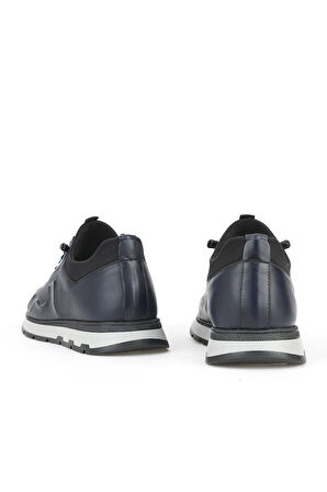 Ziya, Erkek Hakiki Deri Sneaker 1531037Z2411 Lacivert