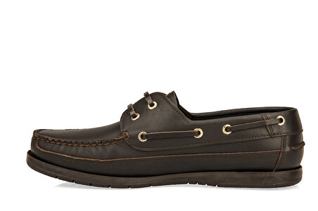 Ziya, Hakiki Deri Erkek Günlük Ayakkabı 153423Z291 Kahve