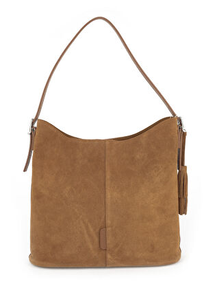 Ziya, Kadın Hakiki Deri Omuz ve El Çantası 153979Z5016 Taba