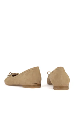 Ziya, Kadın Hakiki Deri Babet 1611030Z26502 Camel