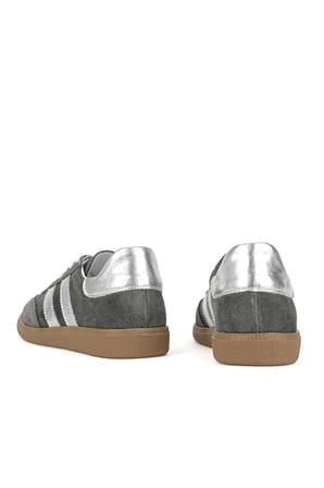 Ziya, Kadın Hakiki Deri Sneaker 1611035Z64032 Gri