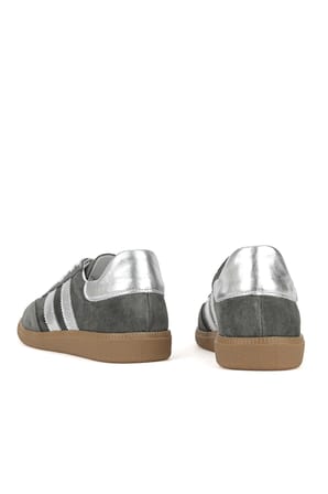 Ziya, Kadın Hakiki Deri Sneaker 1611035Z64032 Gri