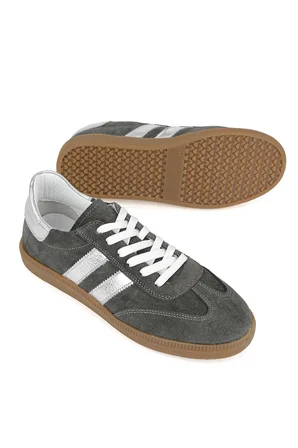 Ziya, Kadın Hakiki Deri Sneaker 1611035Z64032 Gri