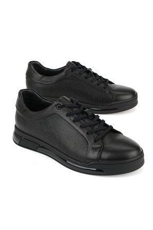 Ziya, Erkek Hakiki Deri Sneaker 1611053Z17661 Siyah