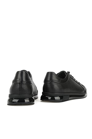 Ziya, Erkek Hakiki Deri Sneaker 1611053Z17661 Siyah