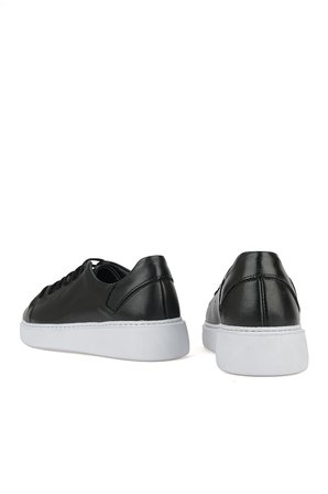 Ziya, Erkek Hakiki Deri Sneaker 161423Z514 Siyah