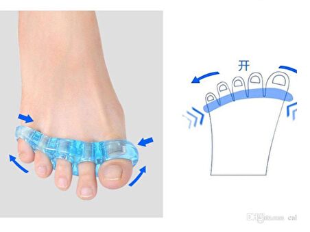 Ayak Parmak Şekil Düzeltici Ayak Parmak Ayırıcı Pampared Toes